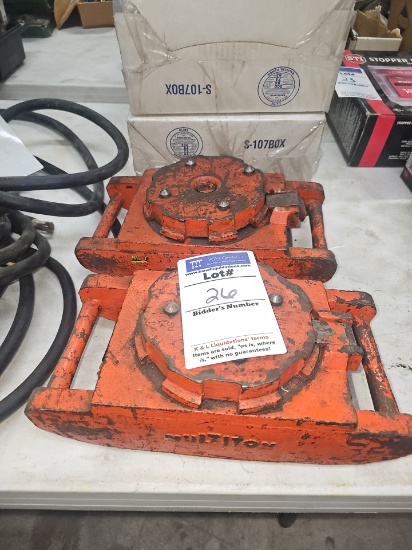 Milton Metal machinery skates
