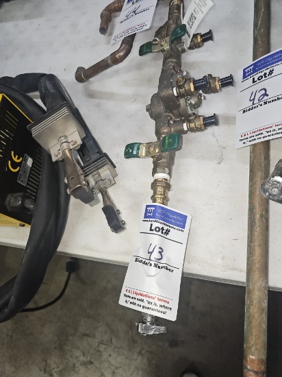 Used Back flow preventer Pressure sone assembly