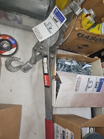 Dayton hand ratchet puller