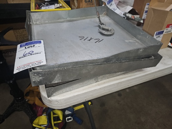 Galvinized 16" x 16" top covers