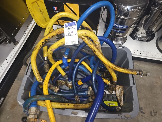 Assorted 3/4" gas hoses used