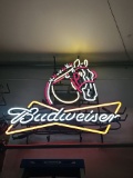 Budwieiser working neon bar sign