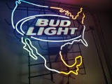USA working neon bar sign