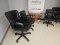 Black office chairs