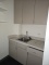 Kitchen cabinets with inset sink