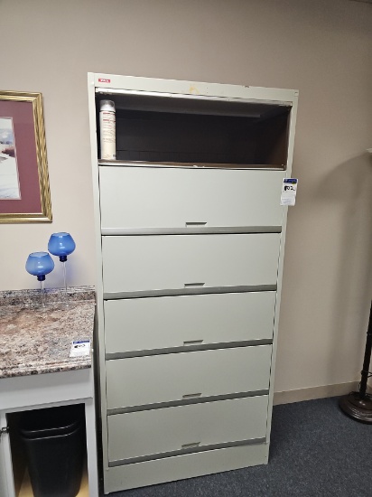 Metal 6 draw filing cabinets