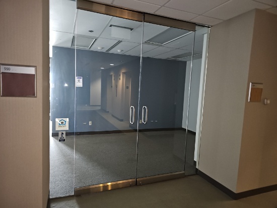 Double door's 71" x 8' x 101.5"