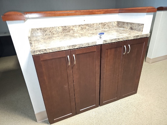 Assorted cabinets 54" x 26"- 75" x 6' L shape