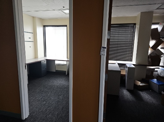 Content of office, door included