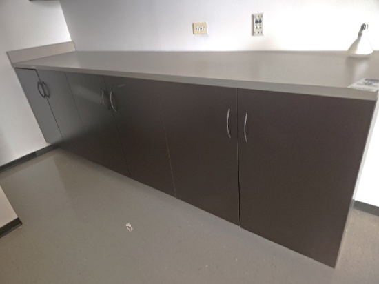 Wall cabinets with top
