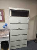 Metal 6 draw filing cabinets