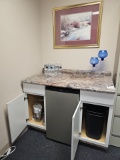 Coffee stand with under cooler