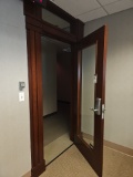 Glass door with frame 3' x 83