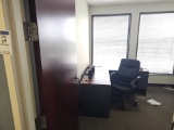 Content of office, door included