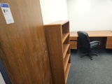 Office desk with 2 chairs 2 cabinets
