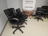 Black office chairs