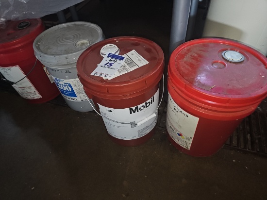 Assorted 5 gallon bucket with content