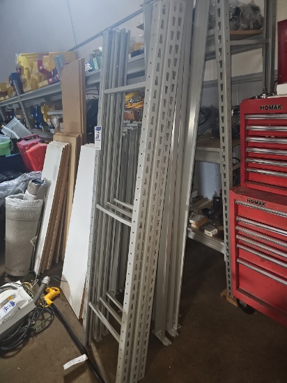 Metal light duty shelving