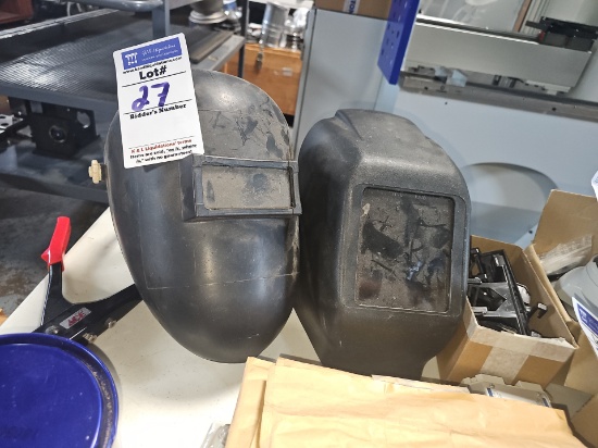 Plastic used welding masks