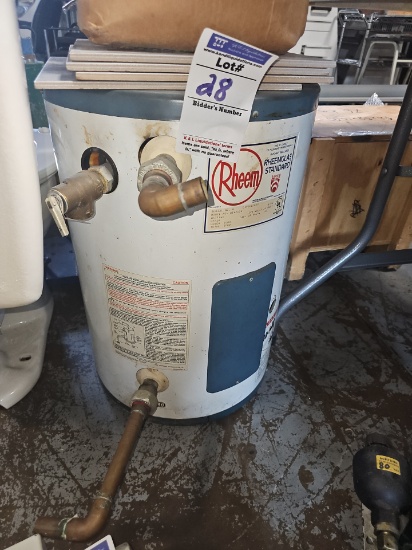 Rheem used water tank