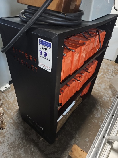 Synergy battery cabinet with metal frame