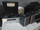Sound speakers with bass box
