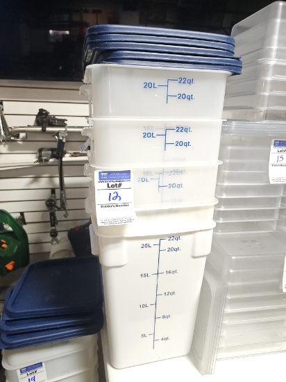 Cambro 2qt containers with lids