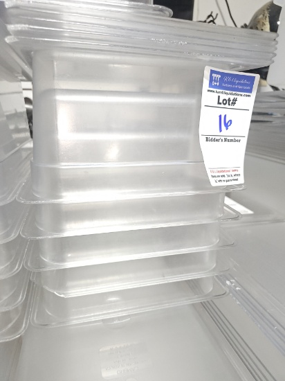 Cambro poly inserts 13" x 10" x 6" deep
