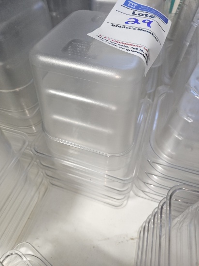 Cambro Poly inserts 7" x 6.5" x 6" temp to -40 to 210 degrees