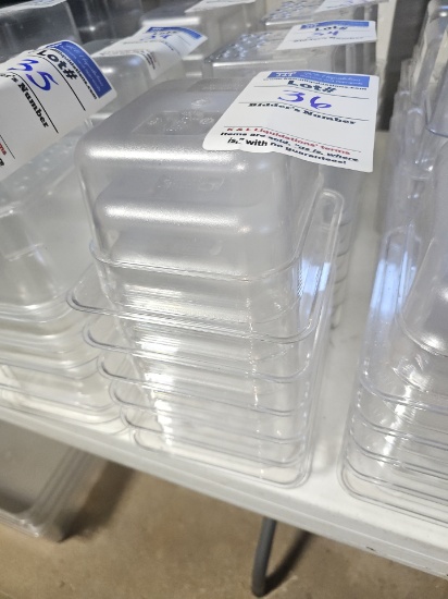 Cambro Poly inserts 7" x 6.5" x 4" temp to -40 to 210 degrees