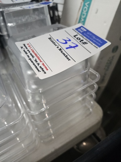 Cambro Poly inserts 7" x 6.5" x 4" temp to -40 to 210 degrees