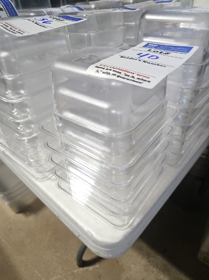 Cambro Poly inserts 7" x 6.5" x 4" temp to -40 to 210 degrees