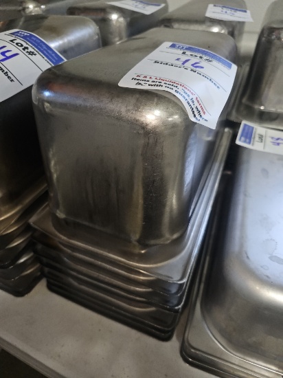 Tri Mark Stainless steel inserts 7" x 12.5"