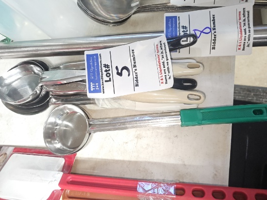 Assorted commercial spoons