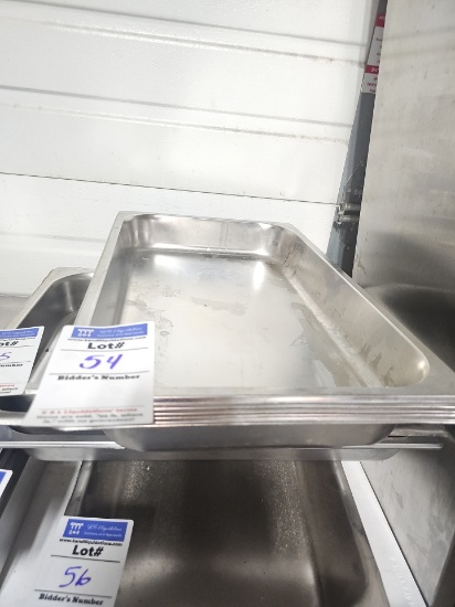 Stainless steel inserts 13" x 21" x 2.5"