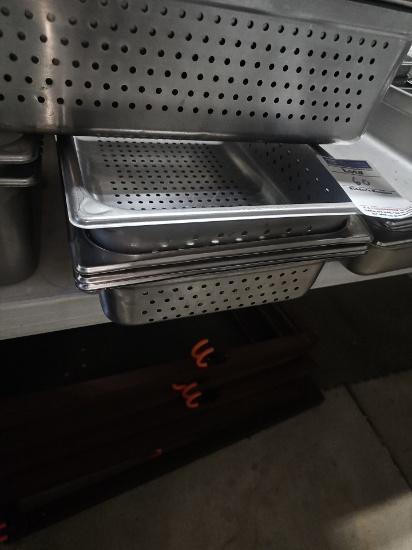 Stainless steel perforated inserts 21" x 13" x 4"