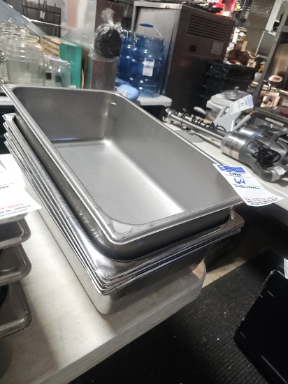 Stainless steel inserts 21" x 13" x 6"