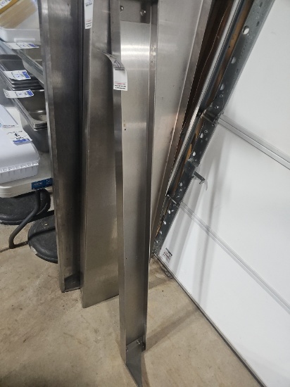 Stainless steel wall mounted shelf 5' x 5.5"