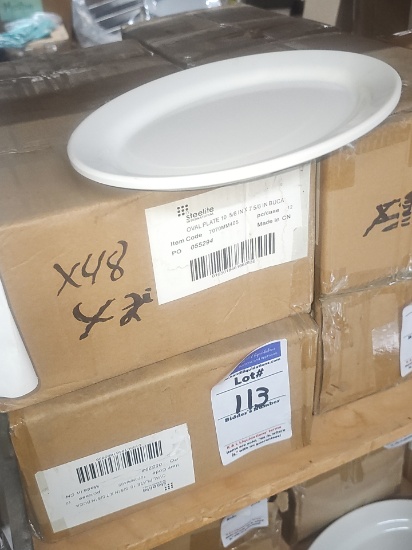 Melamine 10 5/8" x 7 5/8" oval
