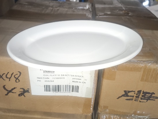 Melamine 10 5/8" x 7 5/8" oval