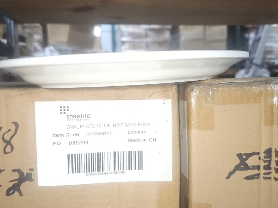 Melamine 10 5/8" x 7 5/8" oval