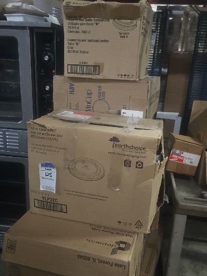 Assorted commercial grade lids