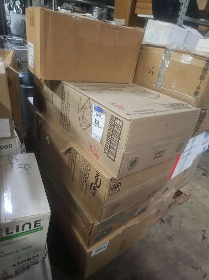 Assorted commercial paper goods