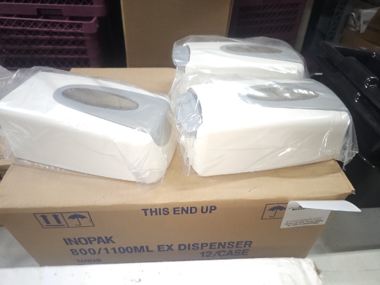 New poly wall mounted soap dispensers