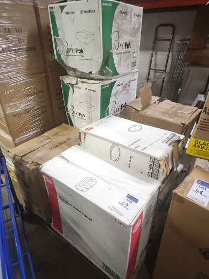Assorted Pallet of Paper goods "To Go" items