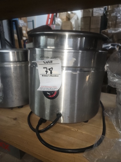Round table top electric warmer