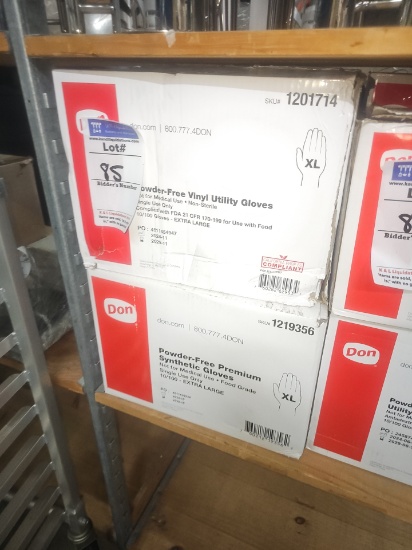 Assorted sized and type of gloves Sold per box of 100ct