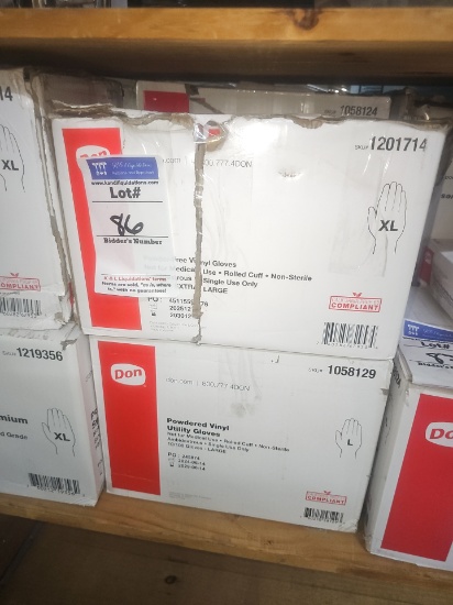 Assorted sized and type of gloves Sold per box of 100ct
