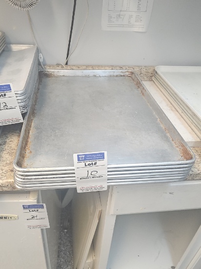 Aluminum Full size sheet pans used