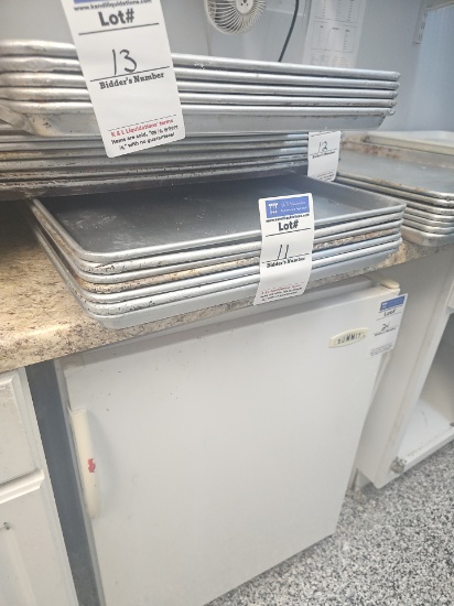 Aluminum Full size sheet pans used